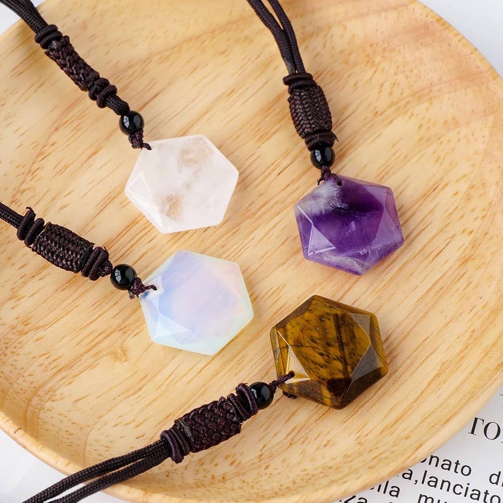 Handcrafted Crystal Gemstone Necklaces - Natural Jewelry